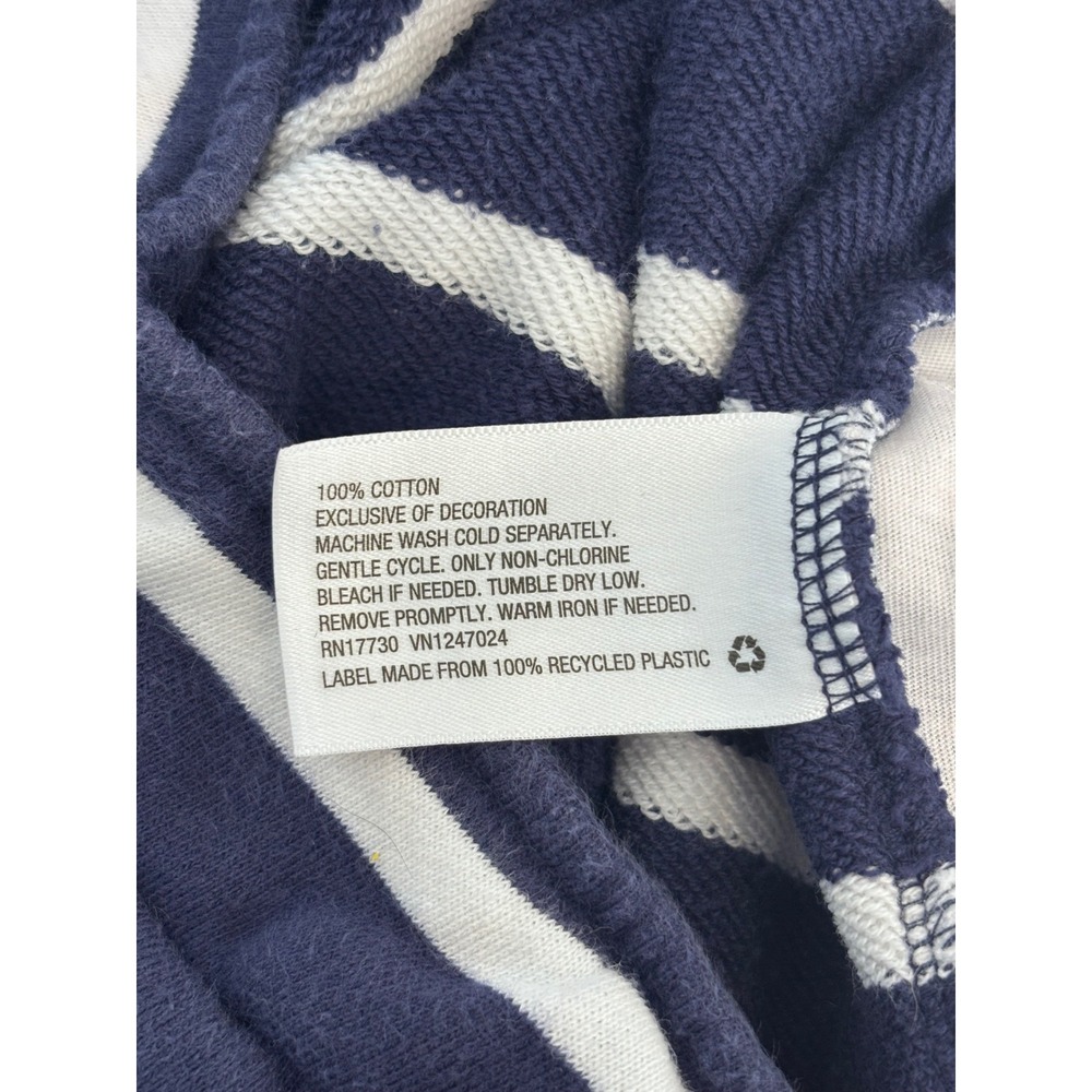 Vineyard Vines Target Navy White Striped Sailor Wide Leg Pants Small Cotton 0059 - Picture 4 of 4